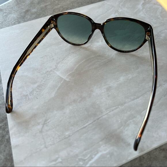 Givenchy Women's Tortoise Shell Sunglasses Gold Brown Black GV 7122 57mm $365 - Picture 3 of 12